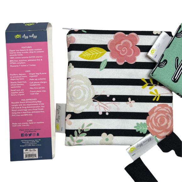 NEW 3pcs Food Safe Pouch by Itzy Ritzy - Picture 2 of 7